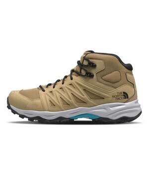 The North Face Men's Truckee Mid Hiking Shoes - Khaki Stone/TNF Black